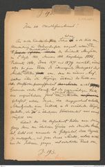 k.k. naturhistorisches Hofmuseum, Intendanzakten 1876-1884 (Hochstetter), Aktenzahl Z.193/1882, Seite 1